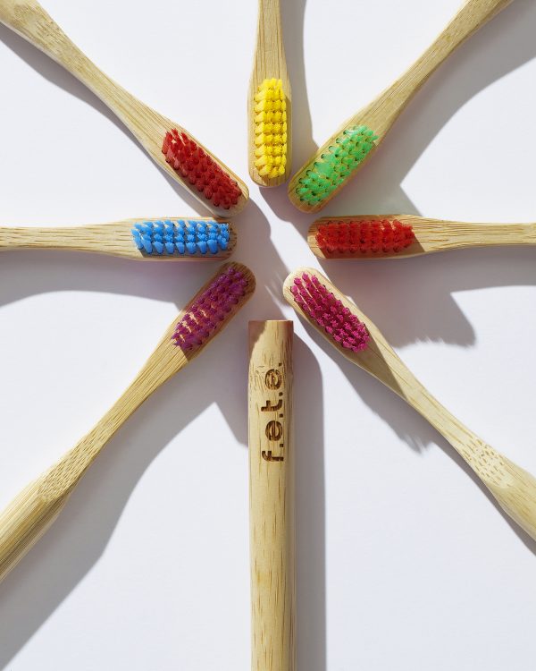 f.e.t.e. Adult's Firm Bamboo Toothbrush - Image 2