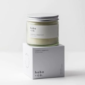 Hobo + Co Raspberry + Peppercorn Large Soy Candle