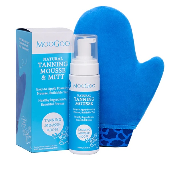 Moogoo tanning mousse & mitt bundle